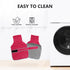Geyecete Dachshund Sweaters for Dogs - Perfect Winter Coat with Padded Fleece Lining in Pink-M