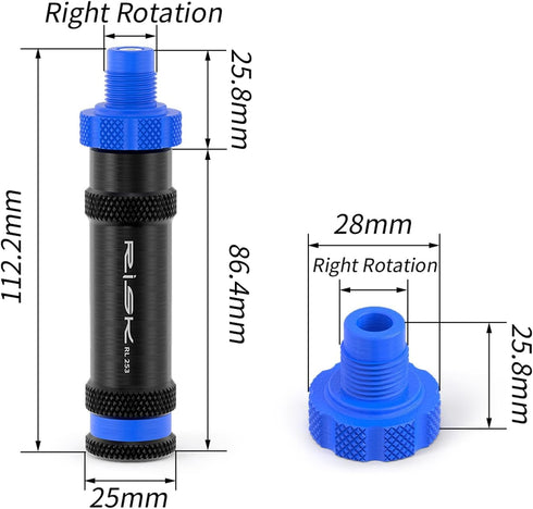 Setup, Bike Pedal Simulator - Pedal Tool for Bike Tuning & Repair | Right-Side Only | Ideal for New Bike Pedal