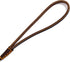 Guiding Star Leather Dog Leash, 6 ft for Small to Medium Dogs (1/5 inch Wide, Brown)