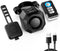 WSDCAM Rechargeable Electric Bike Horn Alarm, 110dB Loud Waterproof Bicycle Horn with Vibration Alarm