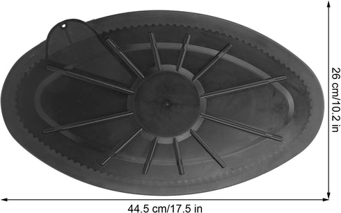 POCREATION Kayak Round Hatch Cover, Waterproof Plastic Deck Inspection Plate for Marine Boat Kayak Canoe