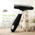 Fuller Brush Undercoat Pet Rake - 33 Sturdy Tapered Steel Pins, Ergonomic Rubberized Handle for Shed-Free Grooming