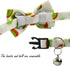 Cat Collar Bow Tie with Bell, Breakaway Kitten Collar, Cool Fruits Design, Adjustable 7.5-11in (Kiwi)