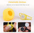 NEKRASH Duck Bike Bell, Rubber Duck Bicycle Accessories with LED Light, Cute Handlebar Horns for Kids