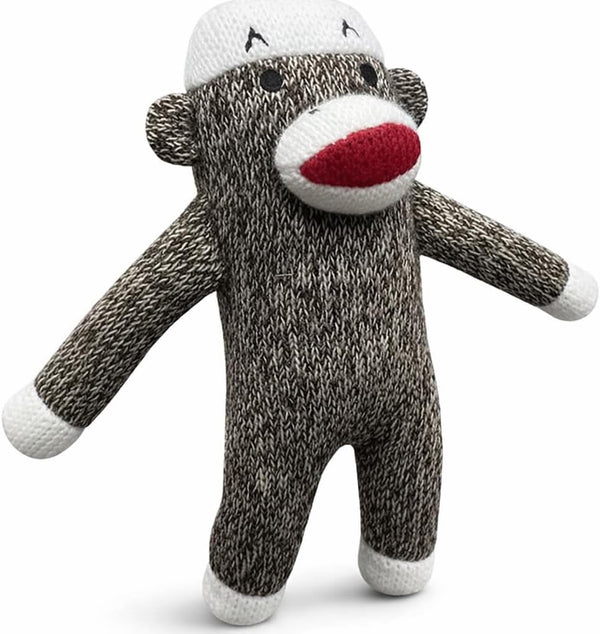 Sock Monkey Dog Toy | Squeaky Monkey Toy | Plush Monkeys Dogs