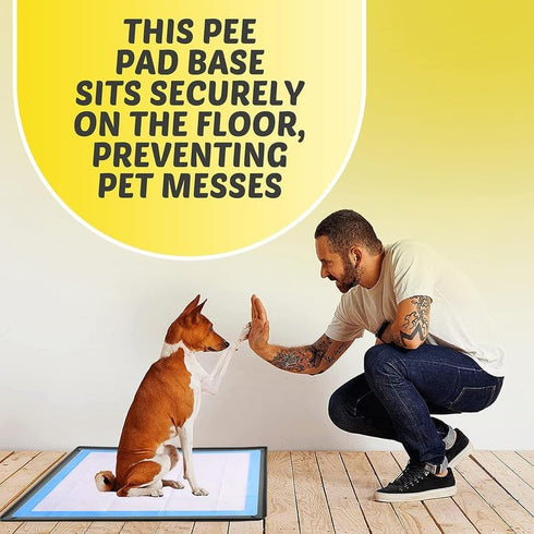 28 34 TidyFriend Puppy Pad Holder Tray Fits for x Pee Pads with Corner Lock Holes, Raised Edges, Non-Spill, Easy