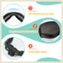 PETLESO Dog Goggles for Large Breed, Eye Protection Sunglasses for Medium Large Dogs, Black