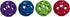 1.75 Inch JW Hol-ee Roller Dog Fetch Treat Dispenser Puzzle Ball; Mini Diameter