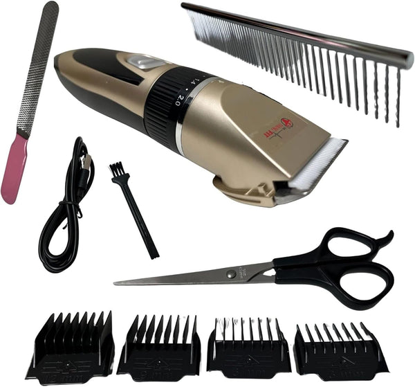 Dr. Swag Fit Professional Cordless Pet Grooming Kit, USB Rechargeable Low Noise