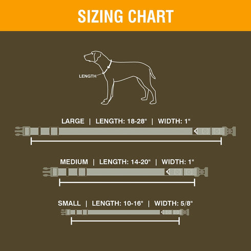 Browning Classic Performance Webbing Pet Collar, Fully Adjustable in Solid Colors and Camo Patterns (Realtree MAX-7,