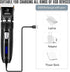 Dog Clippers Grooming Kit, Cordless, Low Noise, Rechargeable, Pet Hair Clippers for Thick Coats, Black