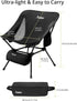 400LBS Setup Anbte Extra Height & Width Portable Camping Chair, Capacity Compact Folding Chair with Square Frame Quick