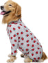 Cotton Medium Large Dog Onesie Surgery Recovery Suit, Full Covered Pajamas for Medium Large Dogs, Long Sleeved