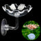 Bilindasly Acrylic Shrimp Feeding Dish, Floral Shrimp Bowl with Suction Cup for Aquarium Fish Tank