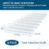 8 Pack Under Couch Blocker for Pets, 16" L x 3.2" H Adjustable Clear Couch Guards, PVC Safety Barrier