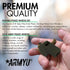 Olive Drab Plastic US Army Police Cork Whistle with Lanyard Necklace, 3-Pack Military Issue OD Green