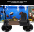 Aquarium CO2 Atomizer, Ceramic Tube Plastic Black for Small Fish Tanks