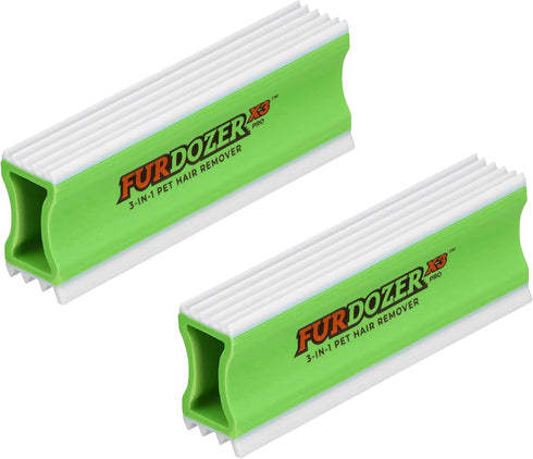 FurDozer X3 PRO Pet Hair Remover & Auto Detailing Tool, Reusable for Carpets, Couches, and Furniture