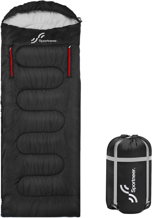 Sportneer Wearable Sleeping Bag for Adults & Kids, Waterproof Portable for Camping & Hiking