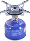 Portable Windproof Camping Gas Stove, Foldable Backpack Electronic Stove Head for Outdoor Cooking, Hiking, Camping