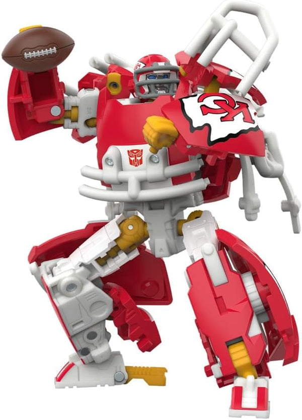 Transformers NFL Kansas City Chiefs KC-59, 5.5-Inch Action Figure Changes from Robot