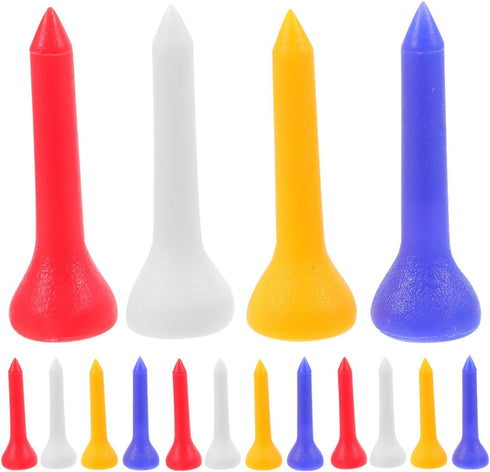 WINOMO Plastic Golf Tees, 3.5mm, 100pcs (Mixed Color)