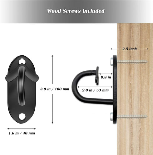 Wall Mount Workout Anchors for Resistance Bands, Home Gym Exercise Anchors