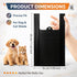 200 Count (200) Black Small T-Shirt Trash Bags with Handles,Perfect for Dogs&Cats Poop Bags,Car Trash Bags