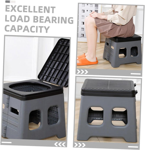 Compact Foldable Car Toilet - Portable Travel Potty Stool