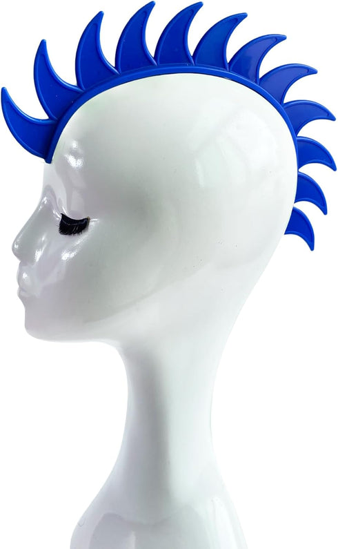 Helmet Mohawk Wig Adhesive Mohawk for Motorcycle, Bicycle, Ski, Snowboard Helmet, Cosplay Wig Silicone Hawk