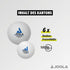 JOOLA Outdoor Table Tennis Balls - 6 Pack of 40mm Regulation Size Ping Pong Balls for Training and Recreational Play