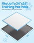 24" 24" 4 Pee Pad Holder for Dogs - x Non-Slip Silicone Puppy Potty Training Tray with Magnetic Clips & Leak-Proof