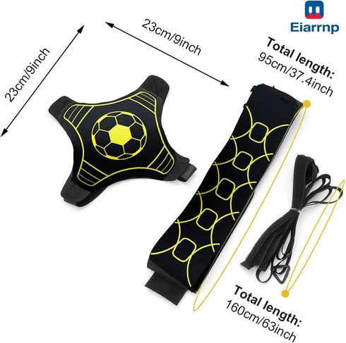 Soccer Kick Trainer Belt for Kids & Adults, Equipment for Soccer, Volleyball, Rugby, Kick Solo Juggling & Agility
