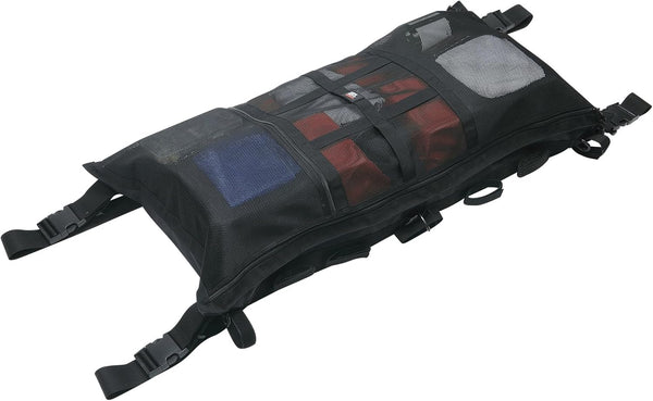 KEMIMOTO T-Top Storage Bag, Waterproof Boat Life Jackets Bag for 4 Fishing Rods with Mesh Pockets