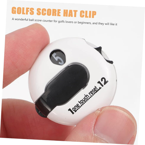 Kisangel Mini Golf Scorer Plastic Gloves Accessories Goalie Gloves Bracelet Scorekeeper Counter Device Golfing Tool