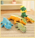 Alligator Squeaky Dog Toy - Durable Stuffed Animal Chew Toy for Aggressive Chewers, Puppy Small Medium Dogs
