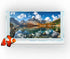 Natural Mountain Aquarium Background, Art Natural Landscape Theme for Fish Tank 36X18IN