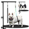 Dog Grooming Table Arm with Hammock - 35" Height Adjustable Arm with Clamp, Ideal for Small & Medium Pets