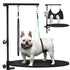 Dog Grooming Table Arm with Hammock - 35" Height Adjustable Arm with Clamp, Ideal for Small & Medium Pets