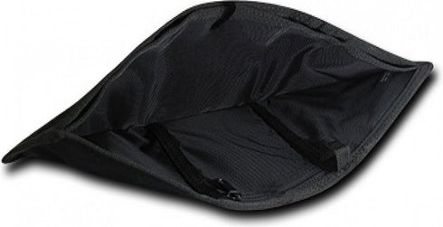 Rapdom Tactical Wallet, Thin Blue Line, Black, 4.75" x 3.5" x .75"