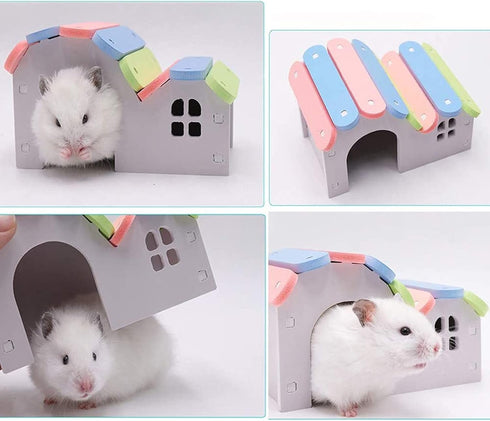 Portable Hamster Playpen for Small Animals Breathable Pet Playpen Outdoor/Indoor Exercise Fence