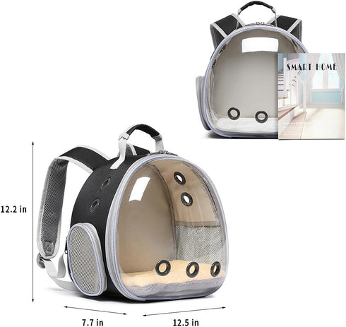 Backpack Bunny Carrier, Guinea Pig Carrier,Small Animal Carrier for Rabbit,Bearded Dragon, Lizard,Hamster,Kitten.