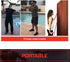 WODFitters Home Gym Handles - Portable Workout Equipment for Resistance Bands, Full Body Kit
