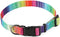 Dog Adjustable Collar, Durable Printing Collar for Small, Medium, Large Dogs (M/Neck Girth 17.5"-25", Pattern A)