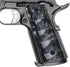Guuun 1911 Magwell Grips, High Polished Synthetic Pearl Resin with Ambi Safety Cut