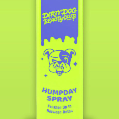 Dirty Dog Beauty Club Humpday Spray for Dogs & Puppies, Odor Eliminating Mist with Organic Essential Oils - 100 ml