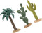 FAVOMOTO 3pcs Artificial Cactus Plants Figurines Set, Realistic Faux Succulent Decorations for