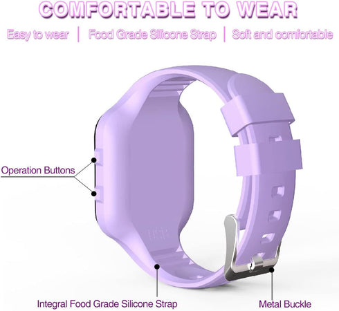 Non-Bluetooth Digital Fitness Tracker Watch, Pedometer with Step Counting, Distance, Calories, Stopwatch, Alarm Clock,