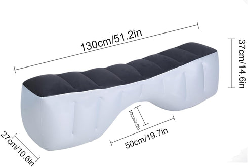 Pump,51.2"10.6"14.6" Onirii Inflatable Car Air Travel Mattress Back Seat Gap Pad with Air Portable Cushion Camping