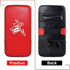 TLBTEK MMA Taekwondo Kick Shield - Muay Thai Karate Kickboxing Training Pads - Curved Leather Strike Shield